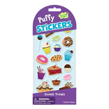 Puffy Stickers: Sweet Treats - Ages 3+