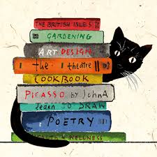 GC: Literary Kitty  - Blank Card