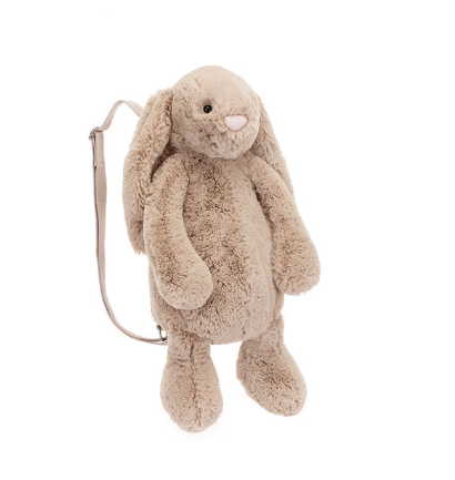 JC: Bashful Bunny Beige Backpack - Ages 3+