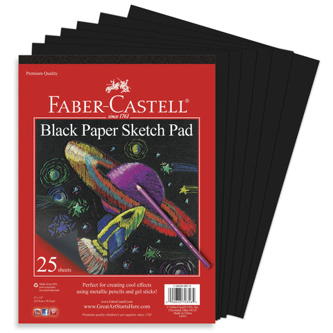 FC: Black Paper Sketch Pad - Ages 3+