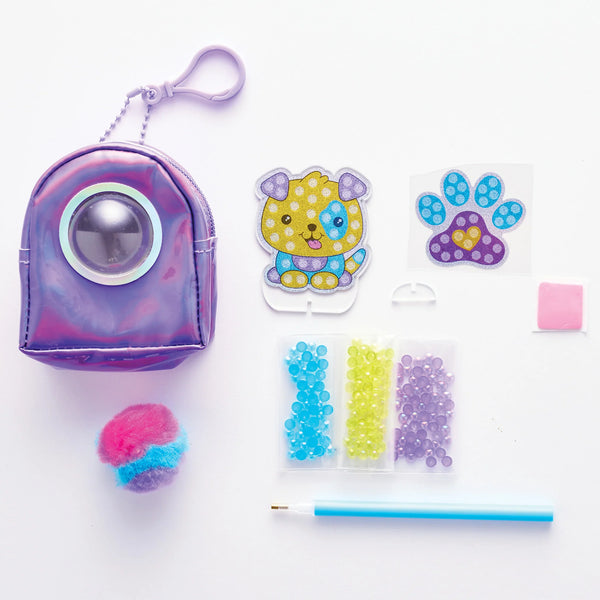 Creativity for Kids: Bubble Gems Backpack Keychain Puppy Dog - Ages 6+