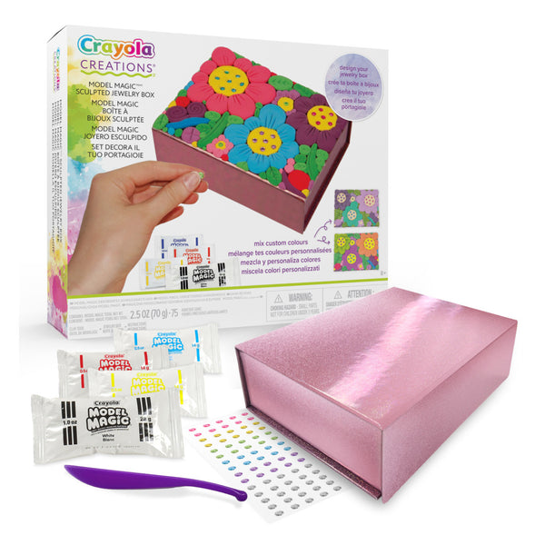 Crayola: Model Magic Sculpted Jewelry Box - Ages 8+