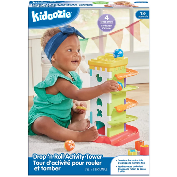 Drop N Roll Activity Tower  Kidoozie