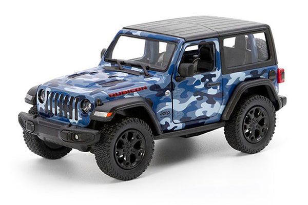 Kinsmart 2018 Jeep Wrangler Camo Hard Top Pull Back Car 1:34 Scale