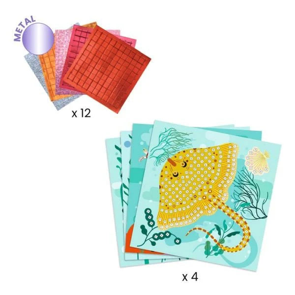 Djeco Sea Turtle Mosaic Art Kit