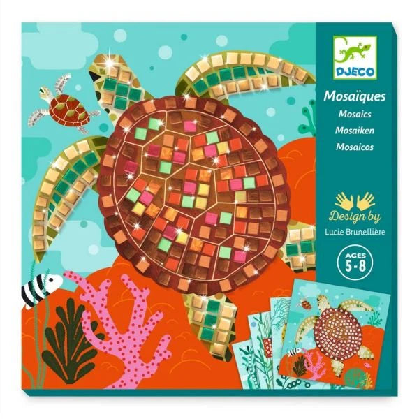 Djeco Sea Turtle Mosaic Art Kit