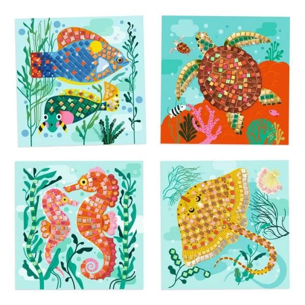 Djeco Sea Turtle Mosaic Art Kit