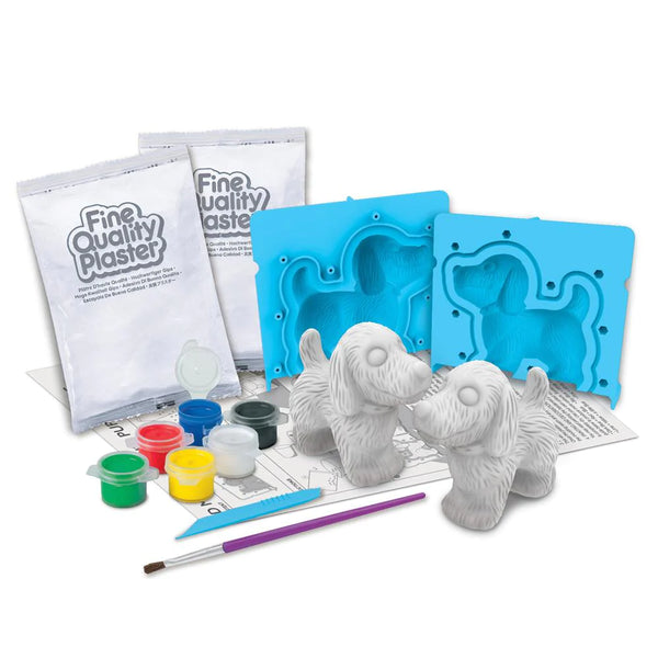 4M: 3D Mould & Paint Puppy Dogs - Ages 5+