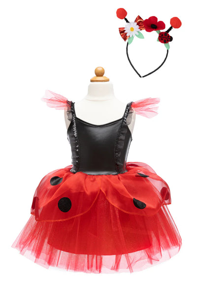 GP: Ladybug Dress and Headband Set - Available in Multiple Sizes