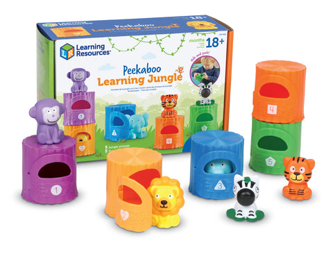 LR: Peekaboo Learning Jungle - Ages 18mths+