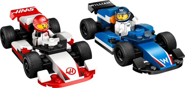 Lego: City F1 Williams Racing & Haas F1 Race Cars - Ages 4+