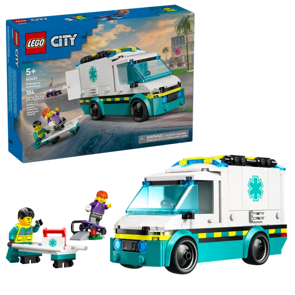 Lego: City Emergency Ambulance - Ages 5+
