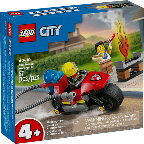 Lego: City Fire Rescue Motorcycle - Ages 4+