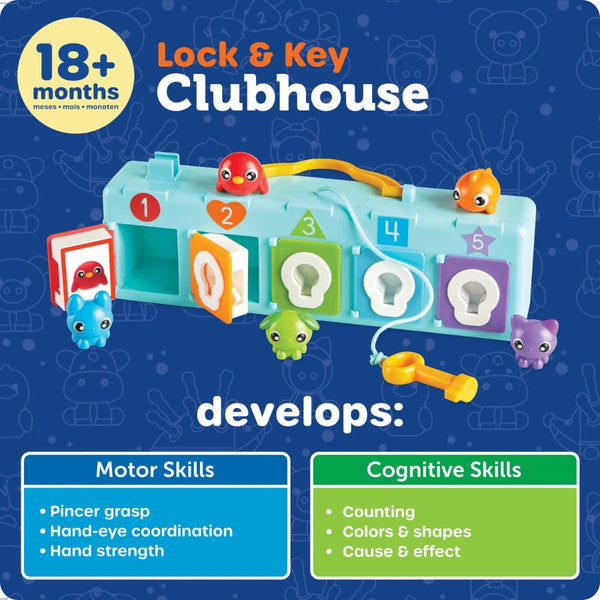 LR: Lock & Key Clubhouse - Ages 18mths+