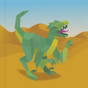 AB: Paint By Sticker Kids: Dinosaurs - Ages 5+