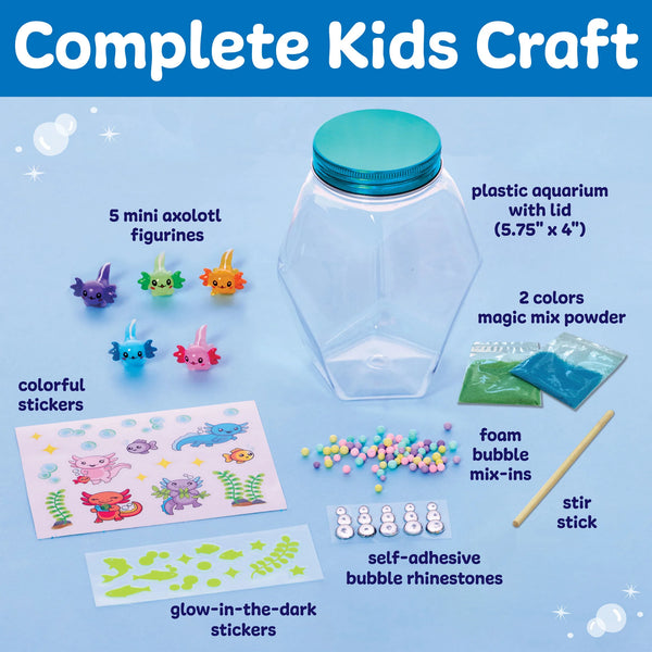 Creativity for Kids: Glowing Axolotl Aquarium - Ages 7+