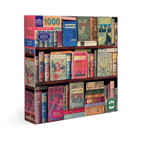 1000 Piece Puzzle: Vintage Library - Ages 12+