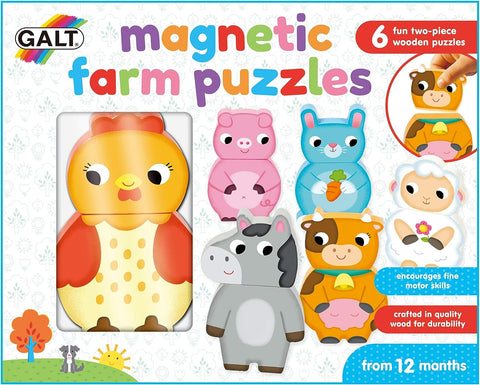Magnetic Farm Puzzles - Ages 12mths +