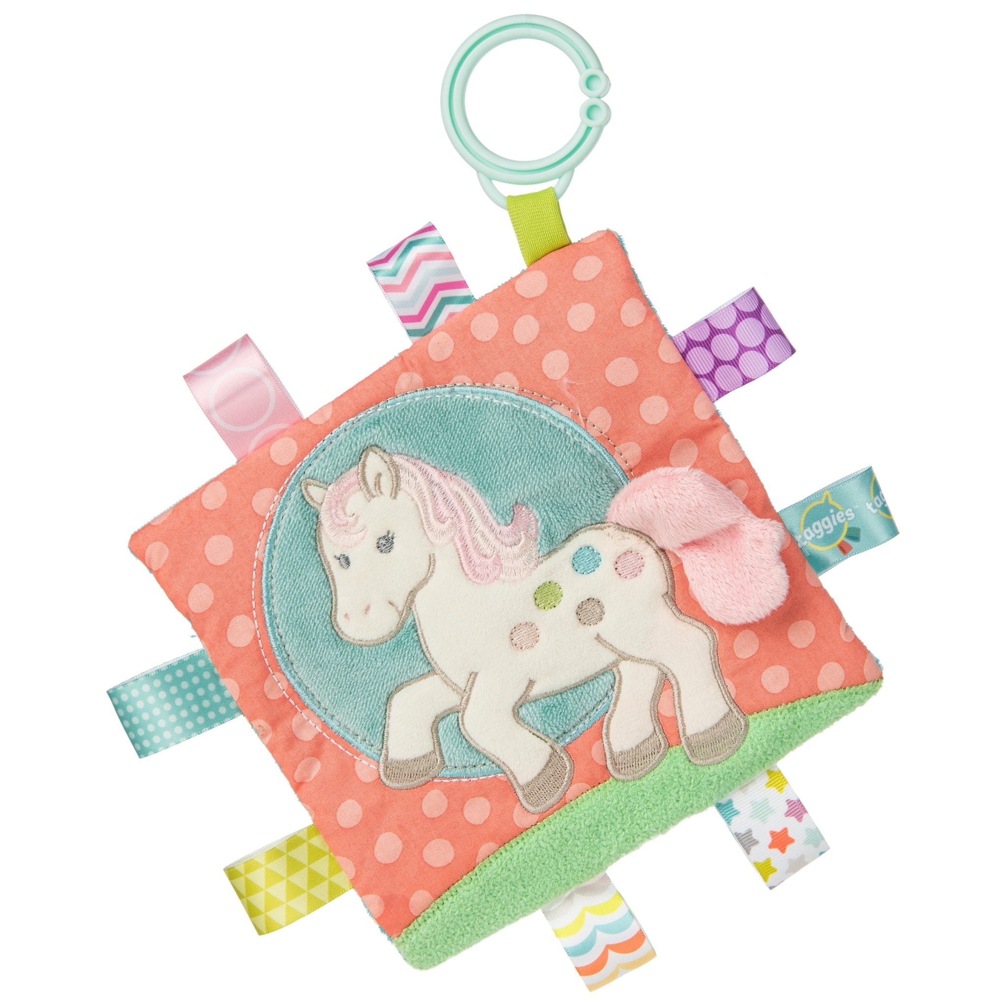 Taggies  Crinkle Me - Painted Pony Soft Toy - 6"  - Ages 0 mths +