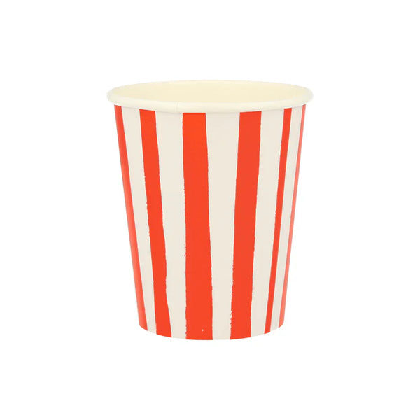 MM: Mixed Stripe Cups: 8 Pieces