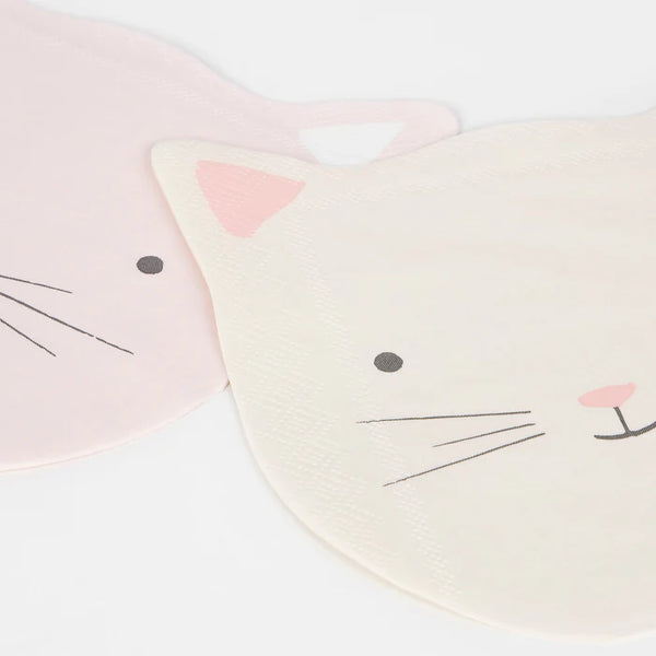 MM: Cute Cat Napkins: 16 Pieces