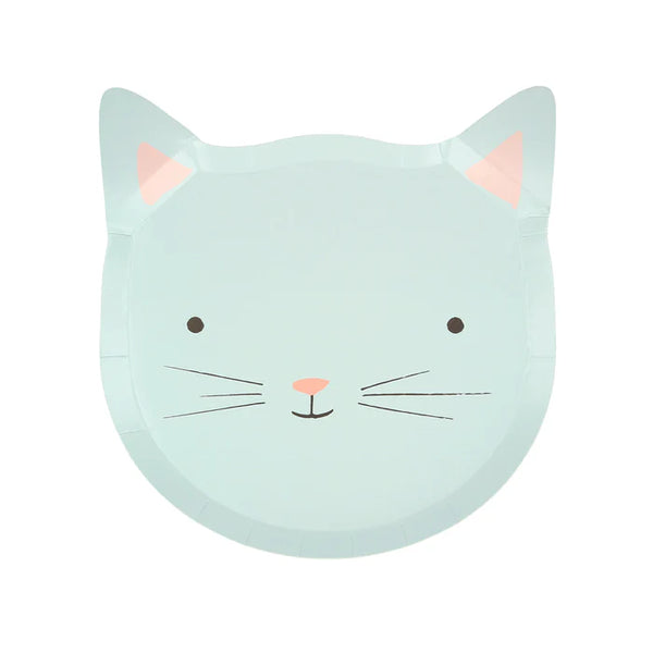 MM: Cute Cat Plates: 8 Pieces