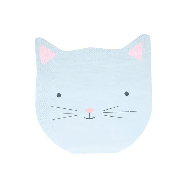 MM: Cute Cat Napkins: 16 Pieces