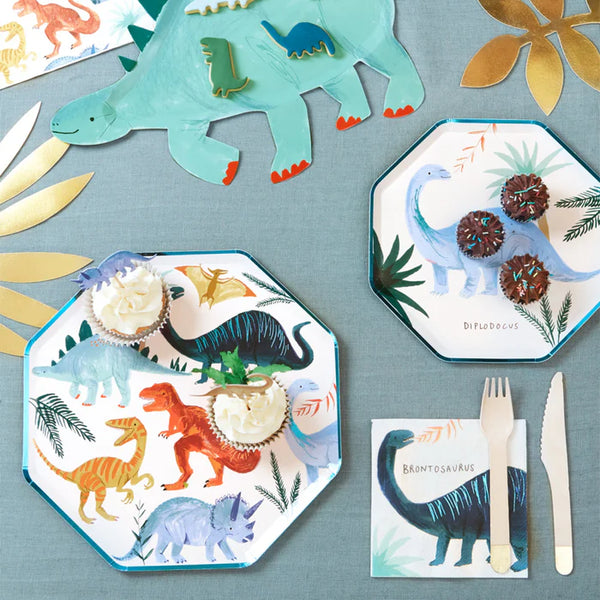 MM: Dinosaur Kingdom Small Napkins: 16 Pieces
