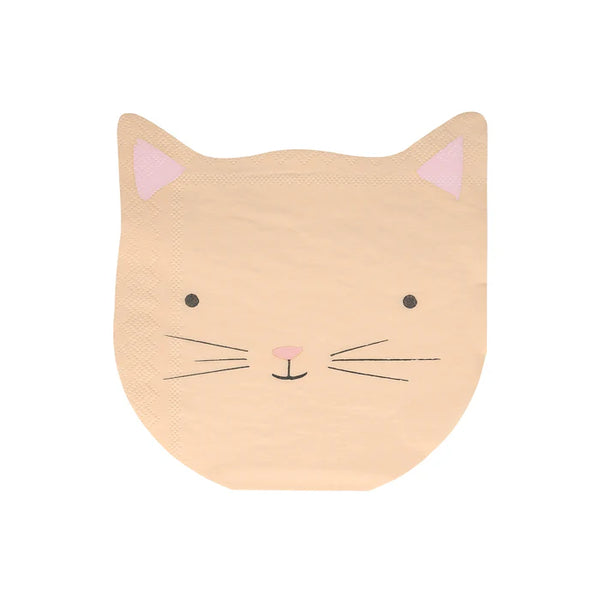 MM: Cute Cat Napkins: 16 Pieces