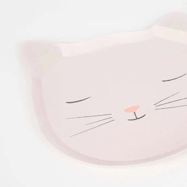 MM: Cute Cat Plates: 8 Pieces