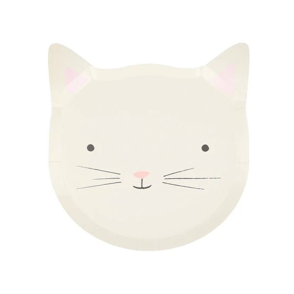 MM: Cute Cat Plates: 8 Pieces