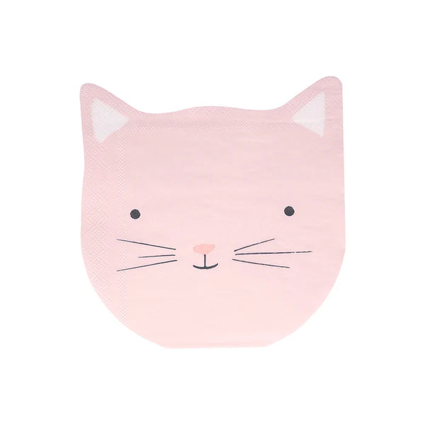 MM: Cute Cat Napkins: 16 Pieces