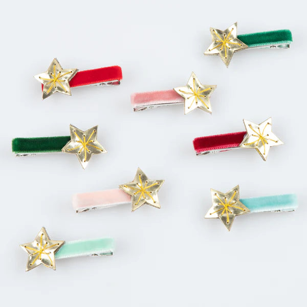 MM: Gold Star Hair Clips - Age 4+