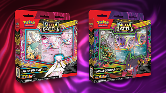 Pokémon TCG: Mega Battle Deck Gengar ex or Diancie ex - Ages 6+