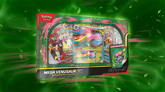 Pokémon TCG: Premium Collection Mega Venusaur ex - Ages 6+
