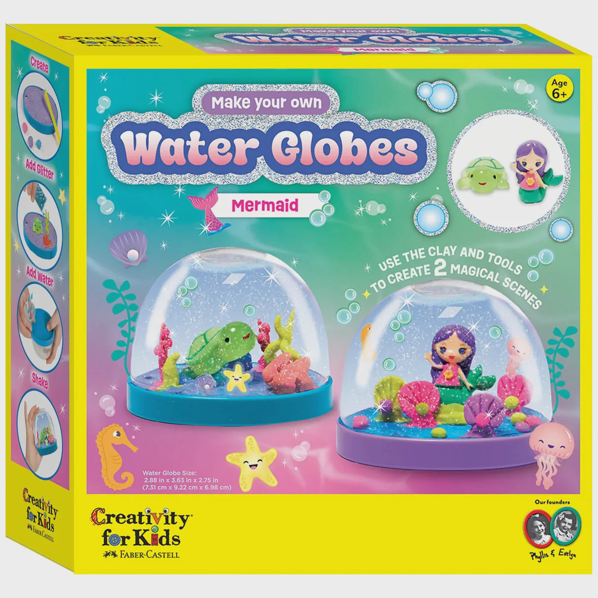 Creativity for Kids: Make Your Own Water Globes -Mermaid - Ages 6+