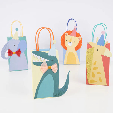 MM: Animal Parade Party Bags: 8 Pieces