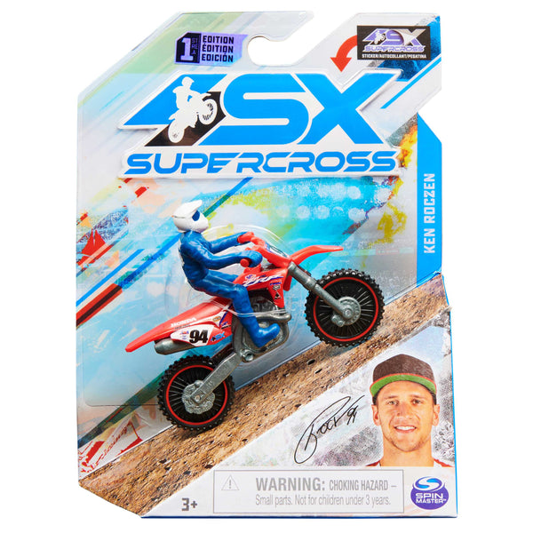 SX Supercross 1:24 Motorcycle: Assorted Styles - Ages 3+