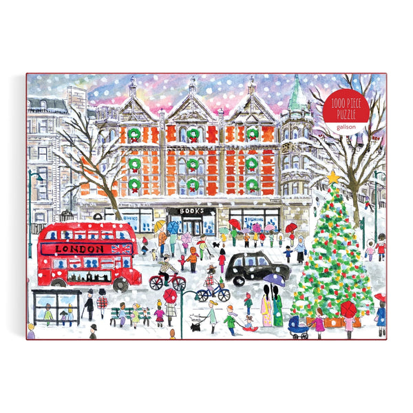 1000 Pieces: Michael Storrings Christmas in London Puzzle- Ages 12+