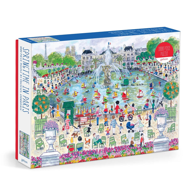 1000 Piece Puzzle: Galison: Michael Storrings Springtime in Paris - Ages 12+