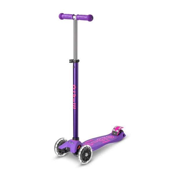Micro Maxi Deluxe LED Scooter Multiple Colours Available Ages 2 Playful Minds