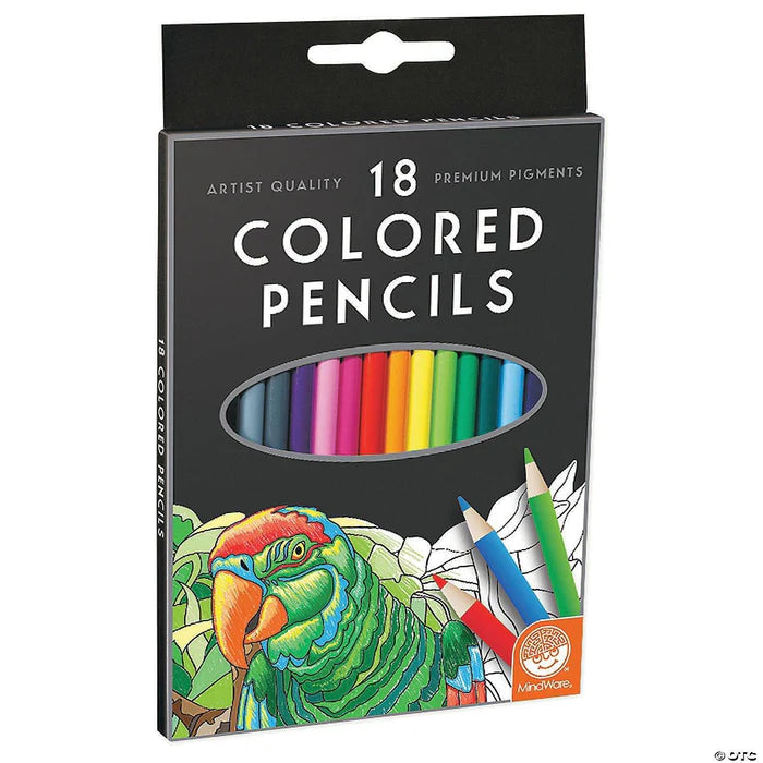 18 Colored pencils - Ages 5+