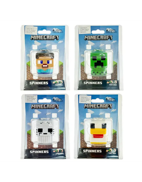 Minecraft Spinners assorted styles Ages 6+