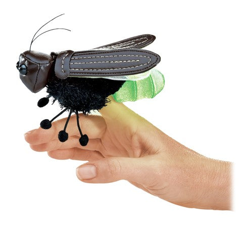 Folkmanis Mini Firefly Light-up Finger Puppet