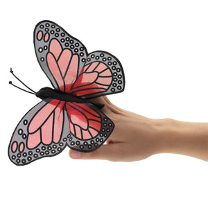 Folkmanis: Mini Monarch Finger Puppet  - Ages 3+