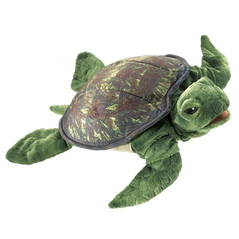 Folkmanis: Sea Turtle Puppet - Ages 3+