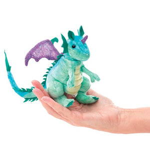 Folkmanis: Mini Dragon Finger Puppet - Ages 3+