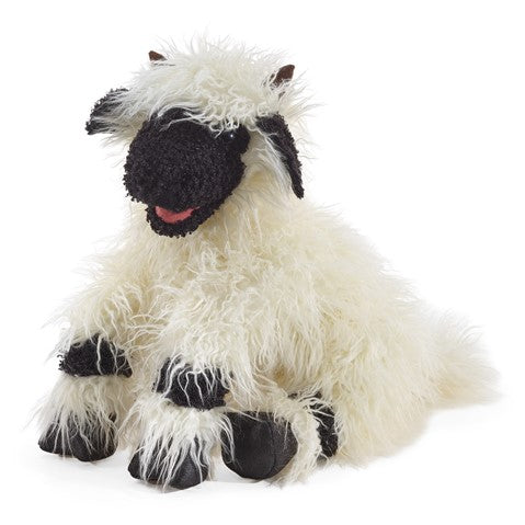 Folkmanis: Valais Blacknose Sheep Puppet - Ages 3+