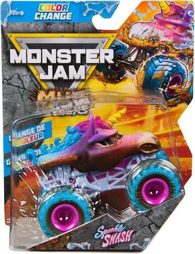 Monster Jam Mud Blasters Colour Changing Truck - 1:64 Diecast Vehicle
