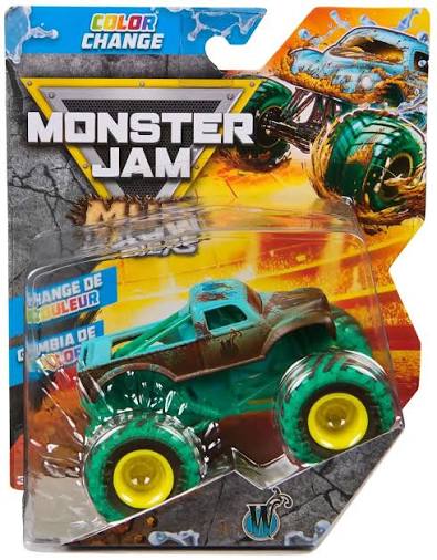 Monster Jam Mud Blasters Colour Changing Truck - 1:64 Diecast Vehicle